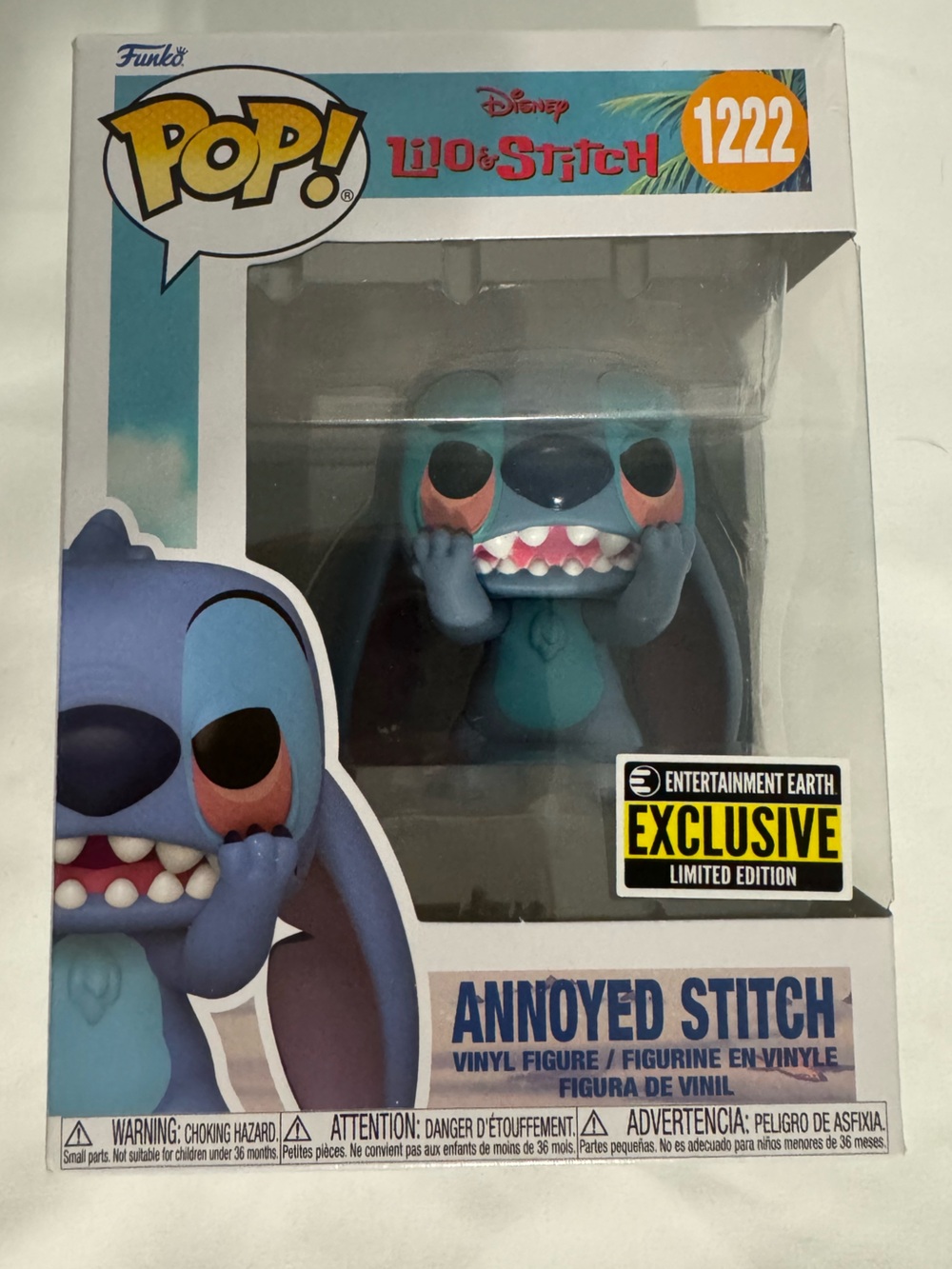 Funko Pop Annoyed Stitch Vinyl Figure